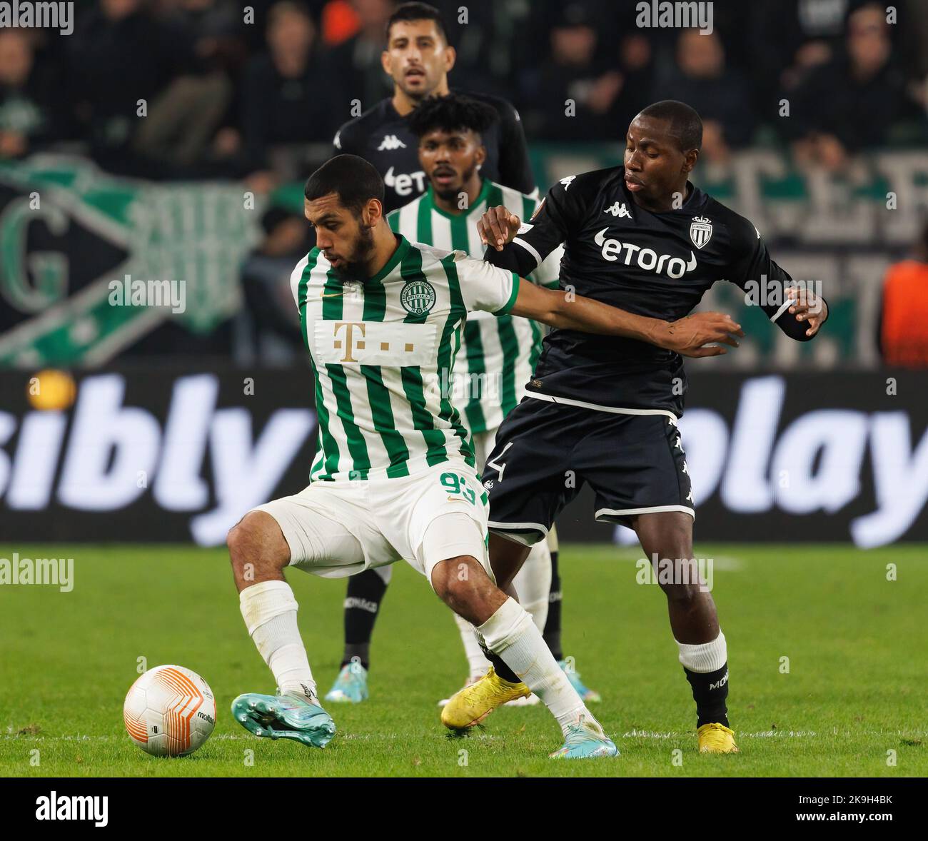 BUDAPEST, HUNGARY - FEBRUARY 5: Jose Marcos Marquinhos of Ferencvarosi TC  reacts during the Hungarian OTP Bank