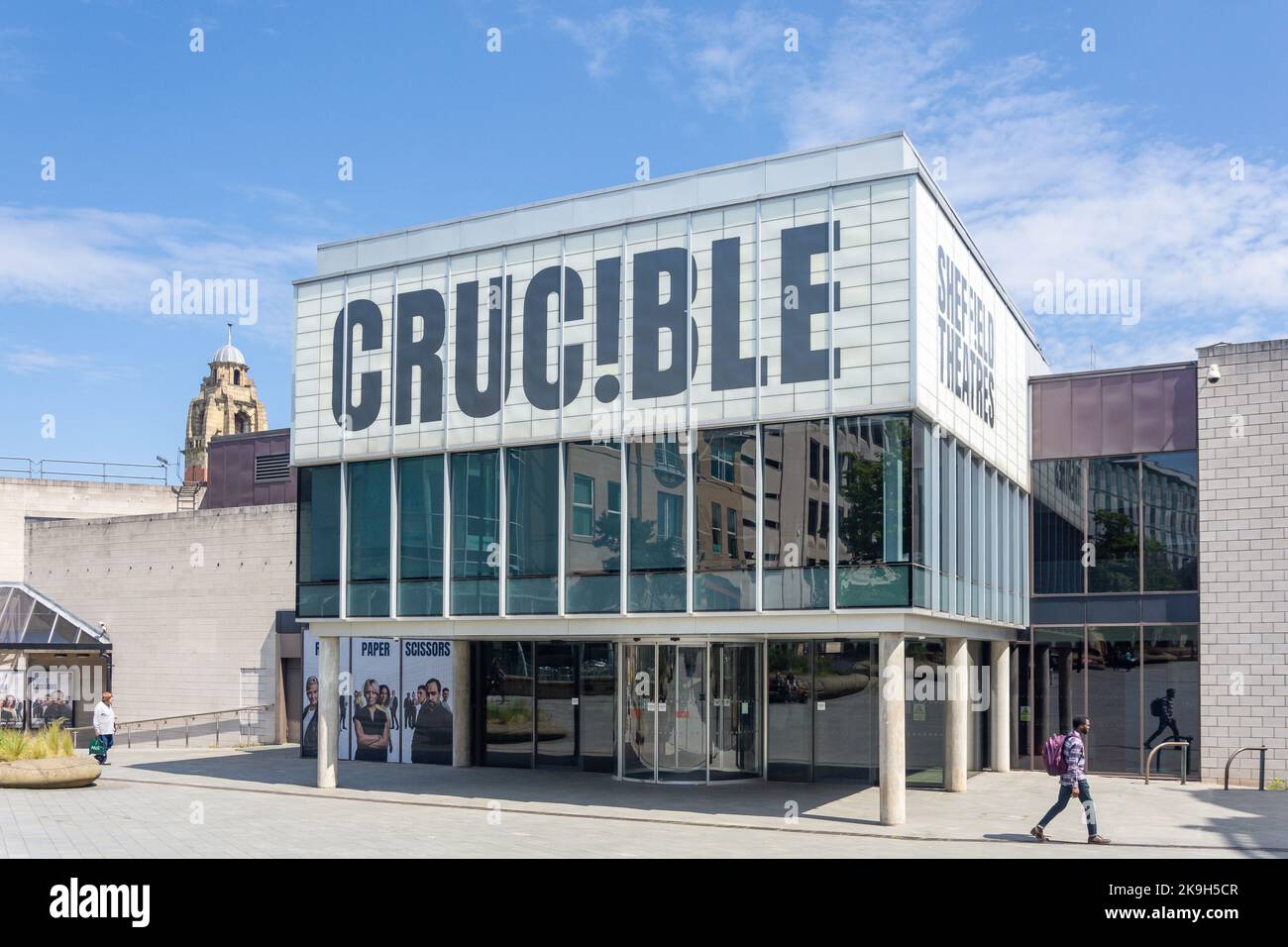 Crucible Theatre, Norfolk Street, Sheffield, South Yorkshire, England, United Kingdom Stock Photo