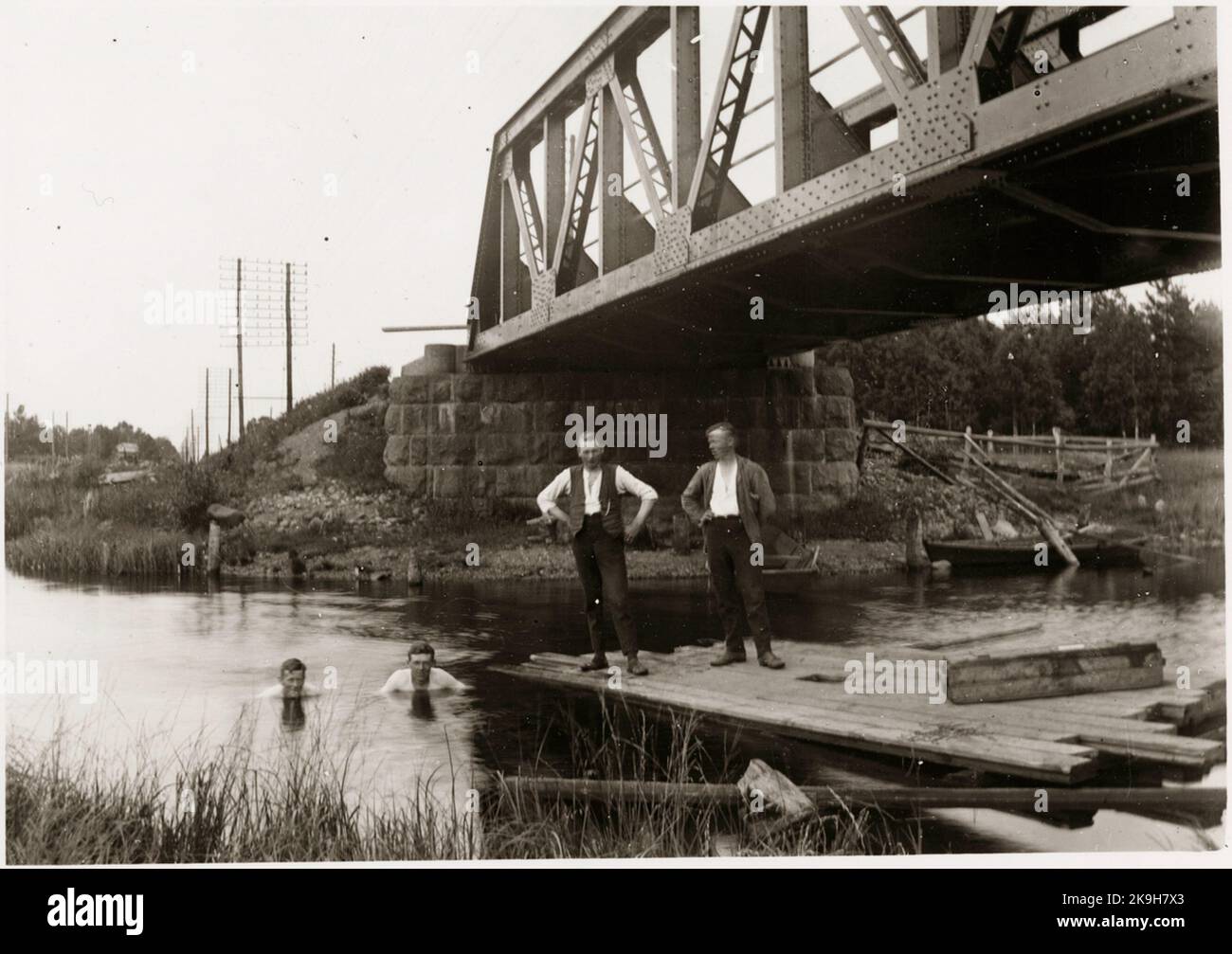 Bridge at Frinnaryd Stock Photo - Alamy