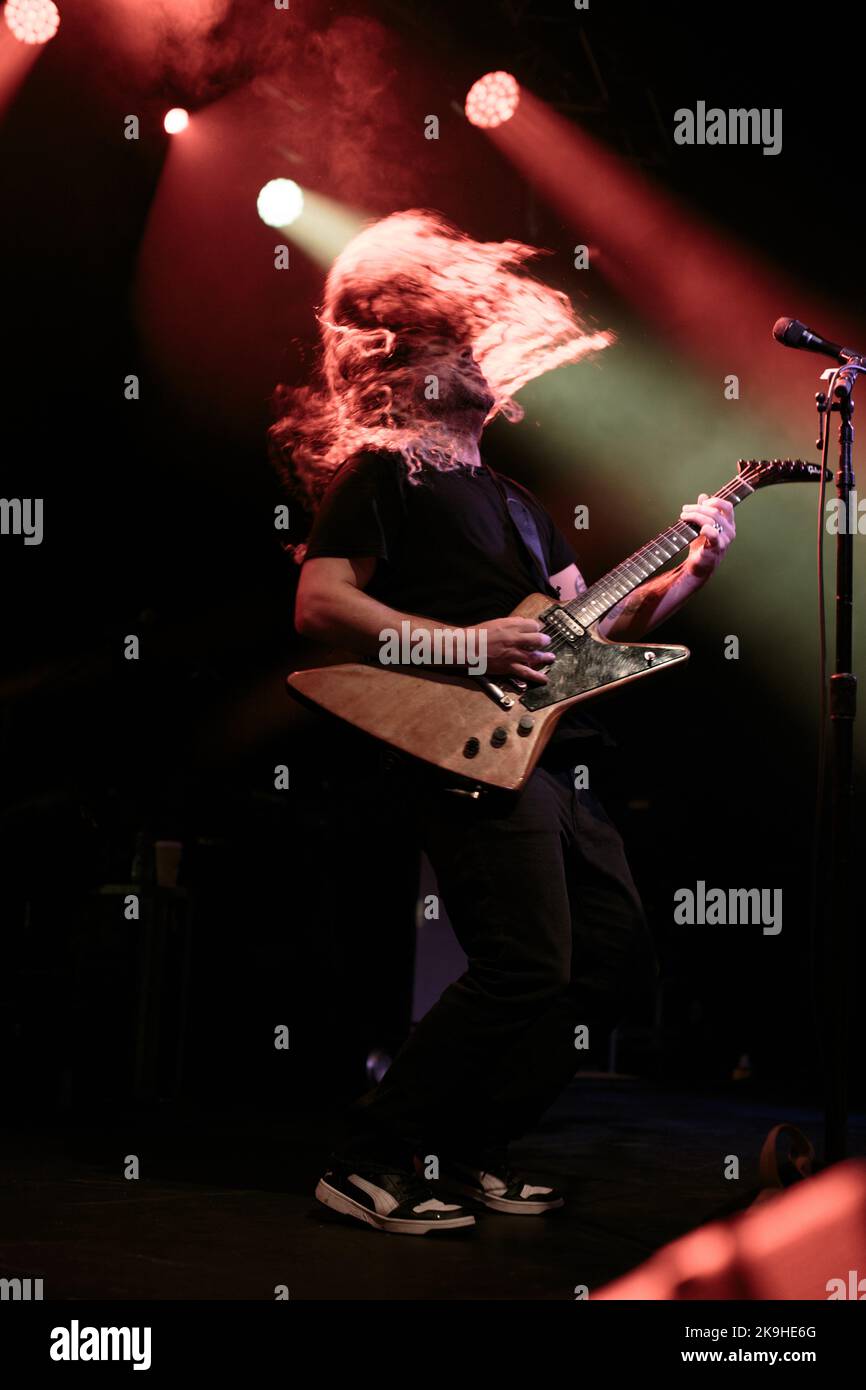 coheed and cambria  live at the  Manchester  Academy  18th Uk October 2022 Stock Photo