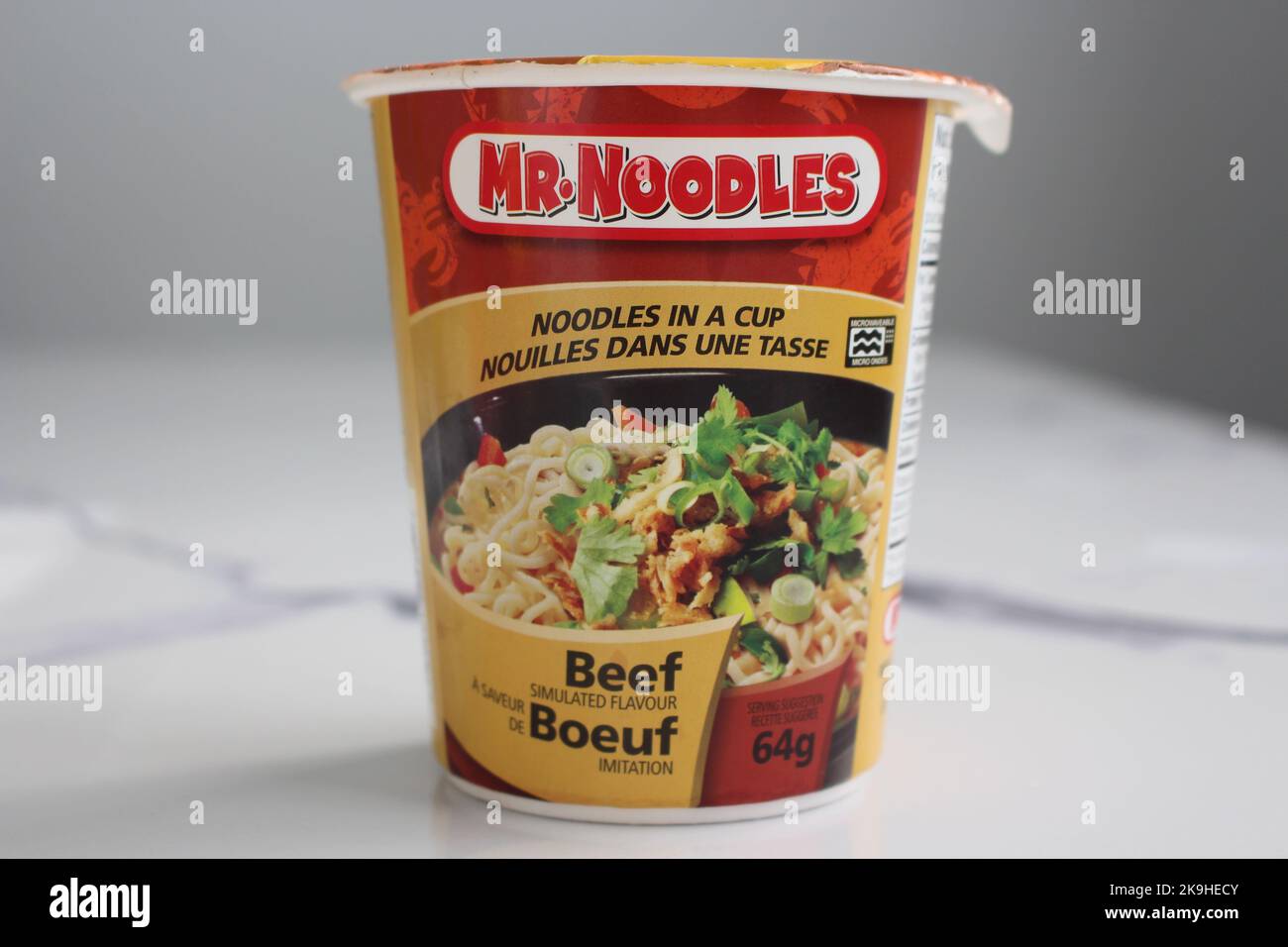 Mr.Noodles Noodles in a cup Stock Photo Alamy