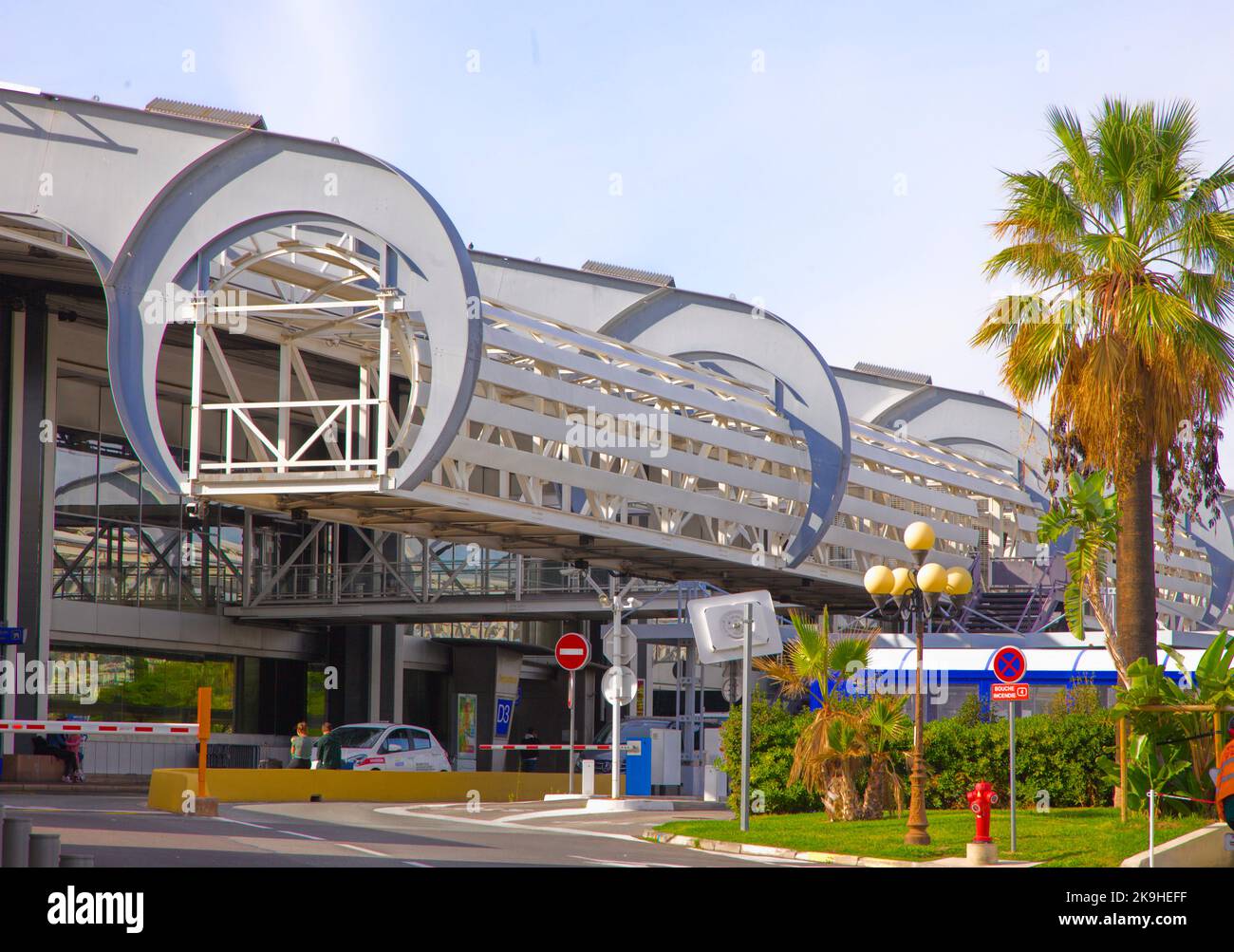 France, Cote d'Azur, Nice,  Airport, Stock Photo