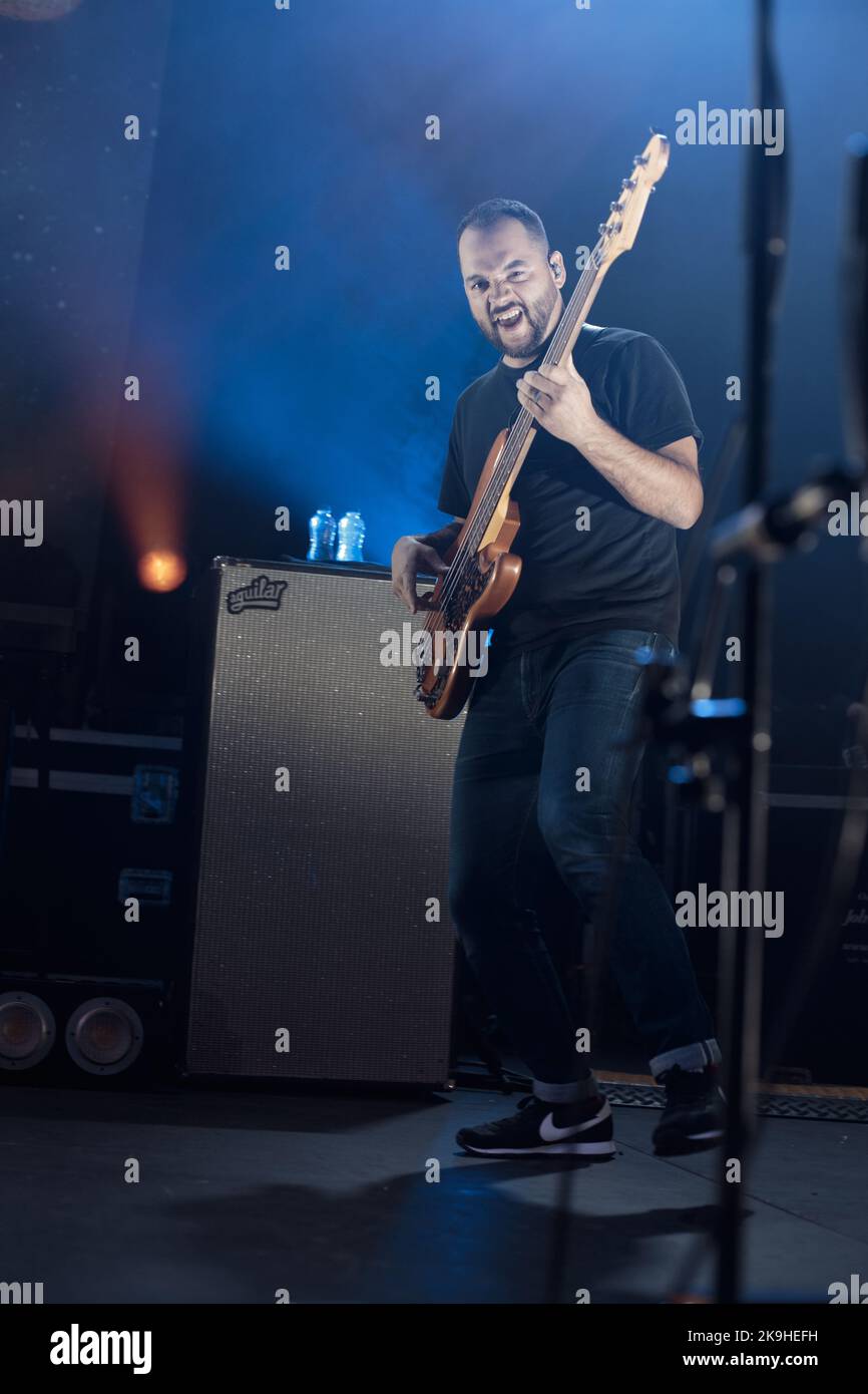 coheed and cambria  live at the  Manchester  Academy  18th Uk October 2022 Stock Photo