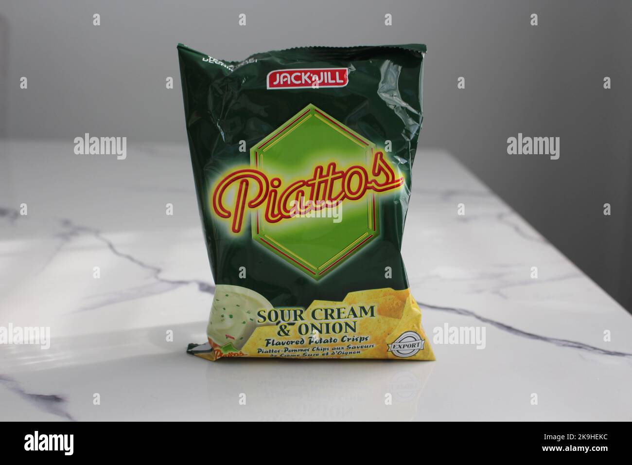 Jack'nJill Piattos Sour Cream & Onion Flavor Stock Photo Alamy