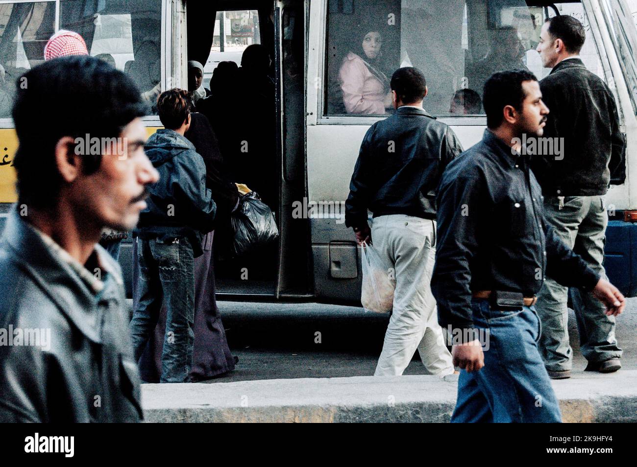 Amman, Jordan. December 28, 2005. Daily life in the streets and neighborhoods of Amman Stock Photo