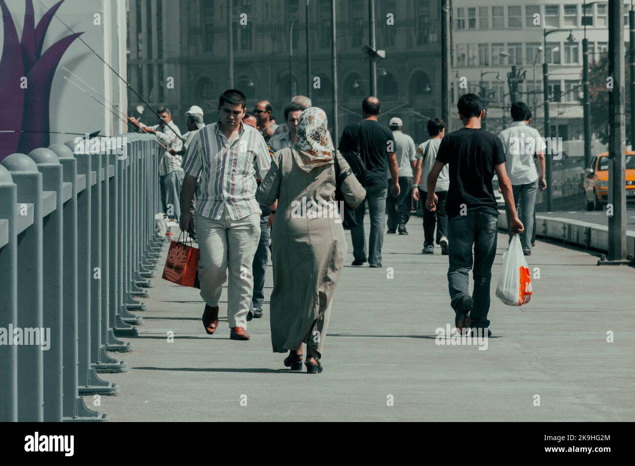 Istanbul, Turkey. August 11, 2006. Some scenes of everyday life in