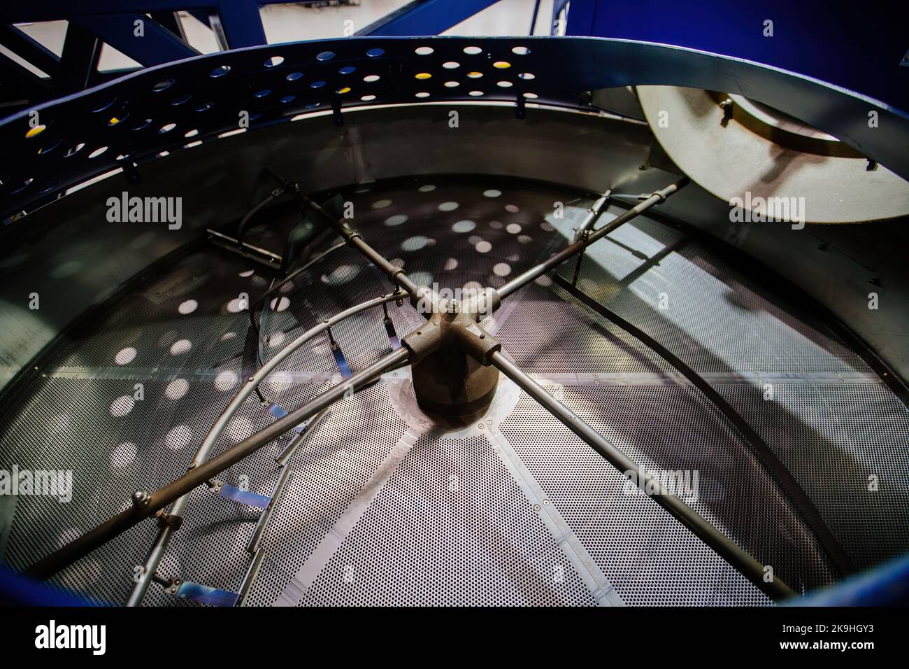 Industrial coffee processing machine, close up Stock Photo Alamy