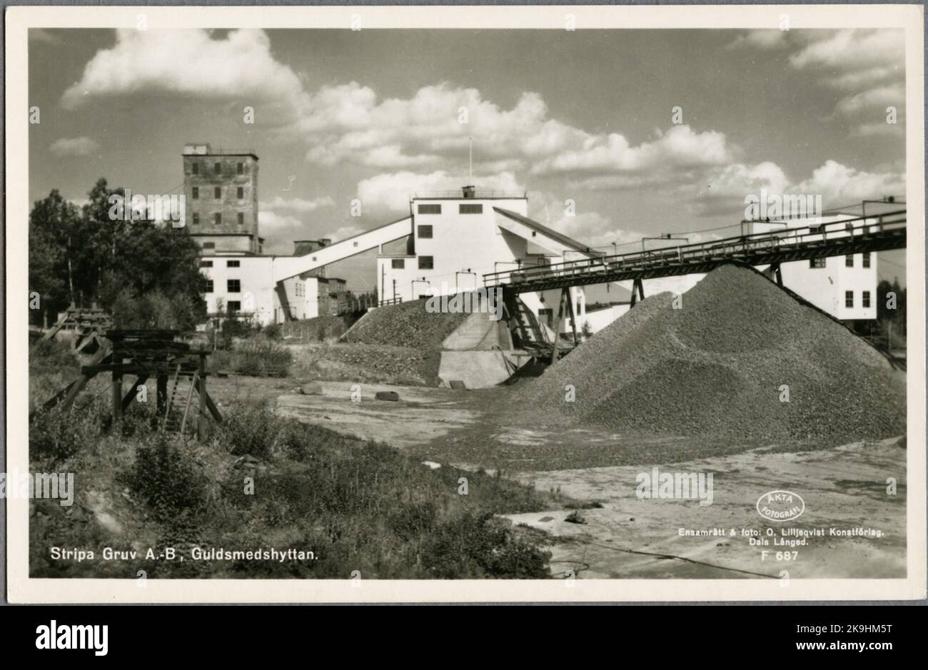Stripa mine Aktiebolag, Guldsmedshyttan Stock Photo Alamy