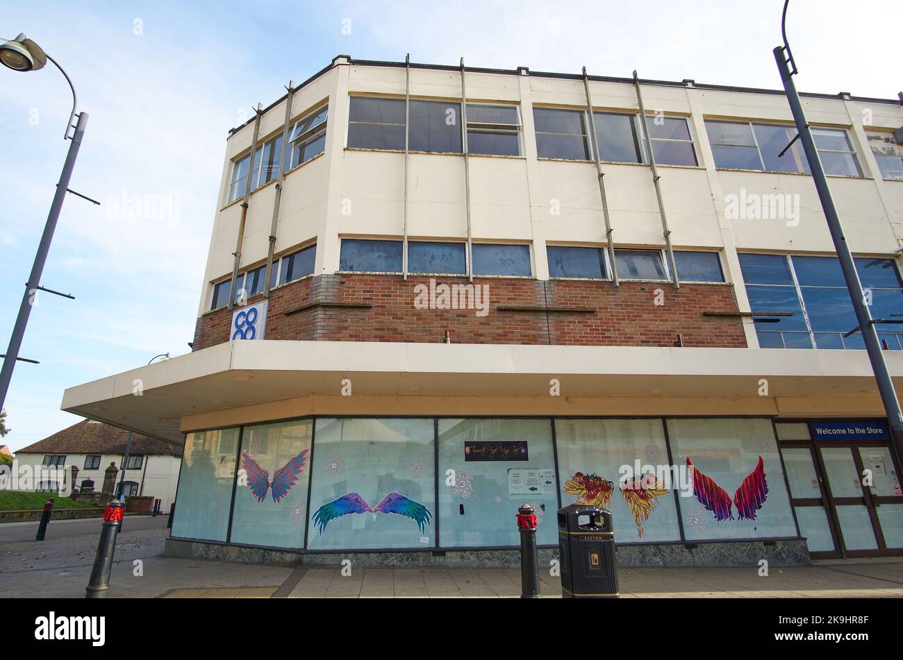 Closed down department store in Tamworth, UK Stock Photo