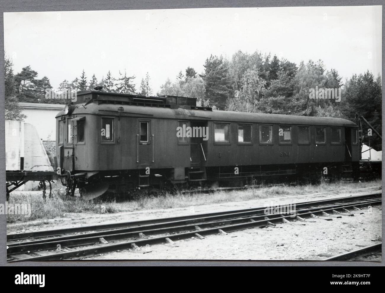 Stockholm - Nynäs Railway, SNJ XCF0 1. Stock Photo
