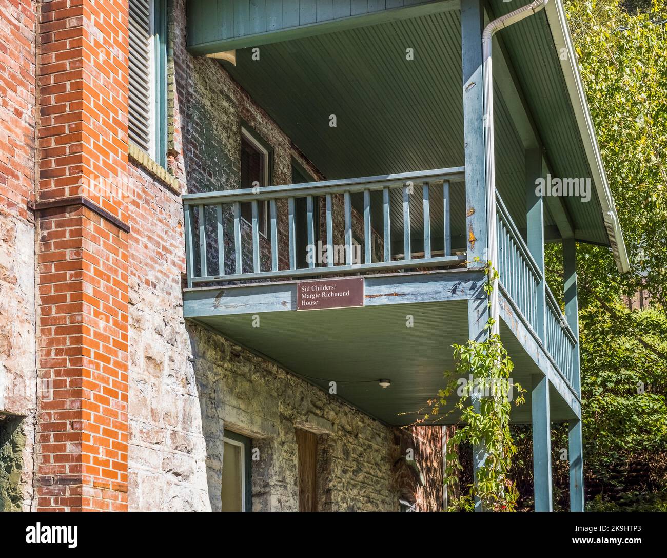 The Sid Childers/Margie Richmond house in Thurmond Historic District in