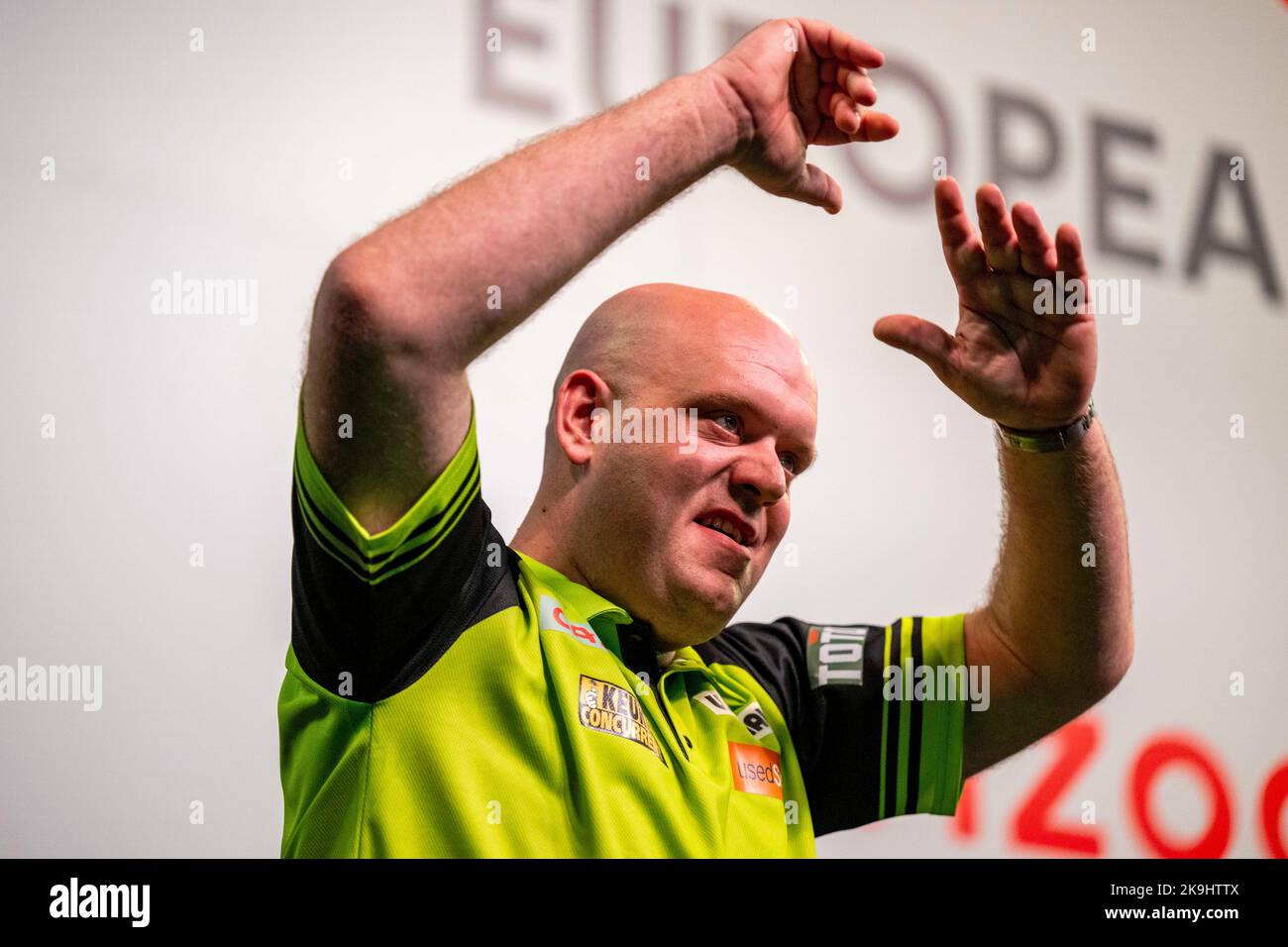 Dortmund, Germany. 28th Oct, 2022. Darts, European Darts Championship