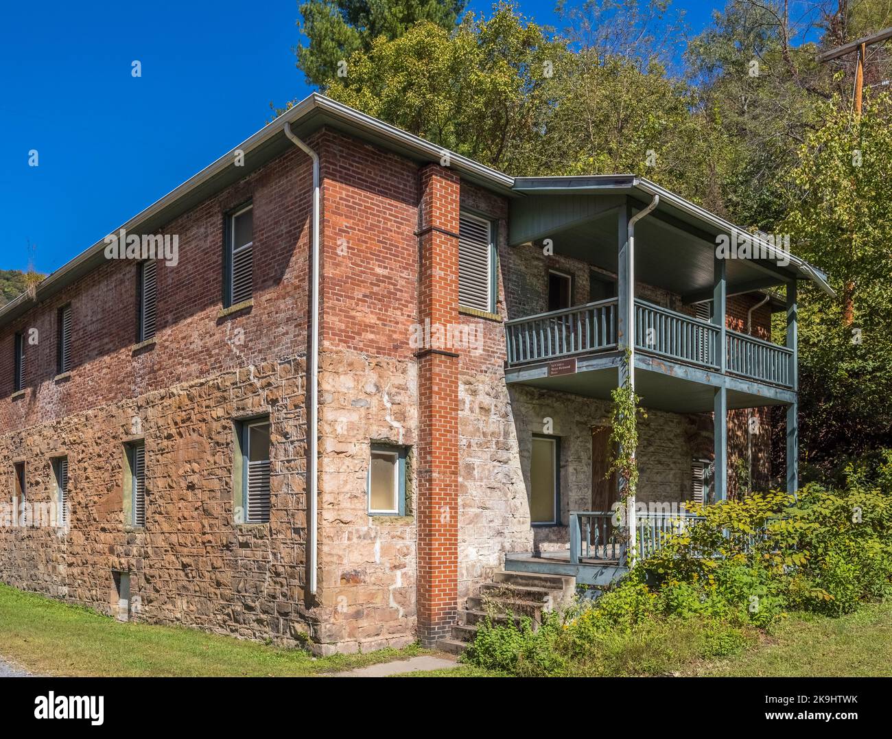 The Sid Childers/Margie Richmond house in Thurmond Historic District in the New River Gorge National Park and Preserve in West Virginia USA Stock Photo