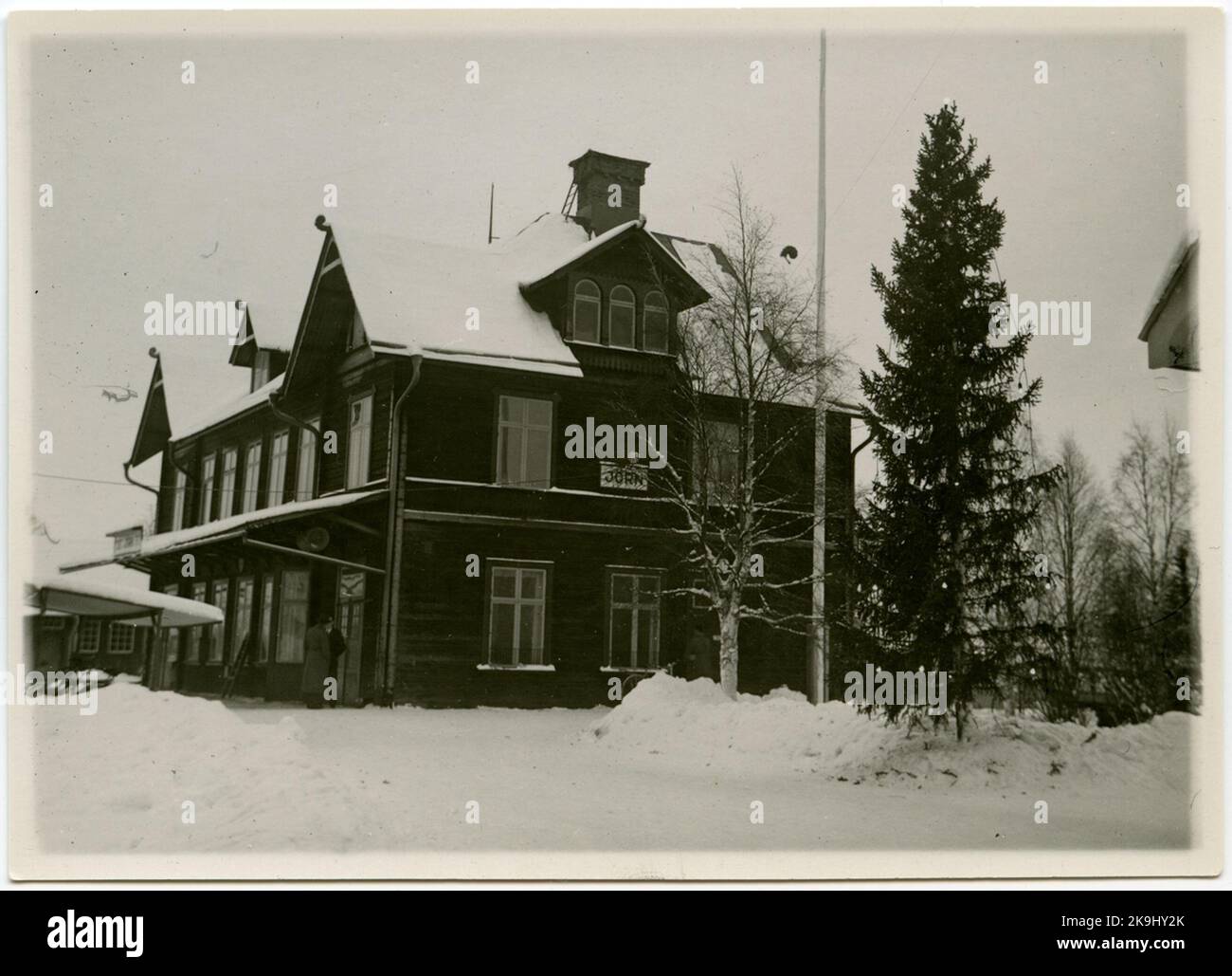Jörn Railway Station Stock Photo Alamy