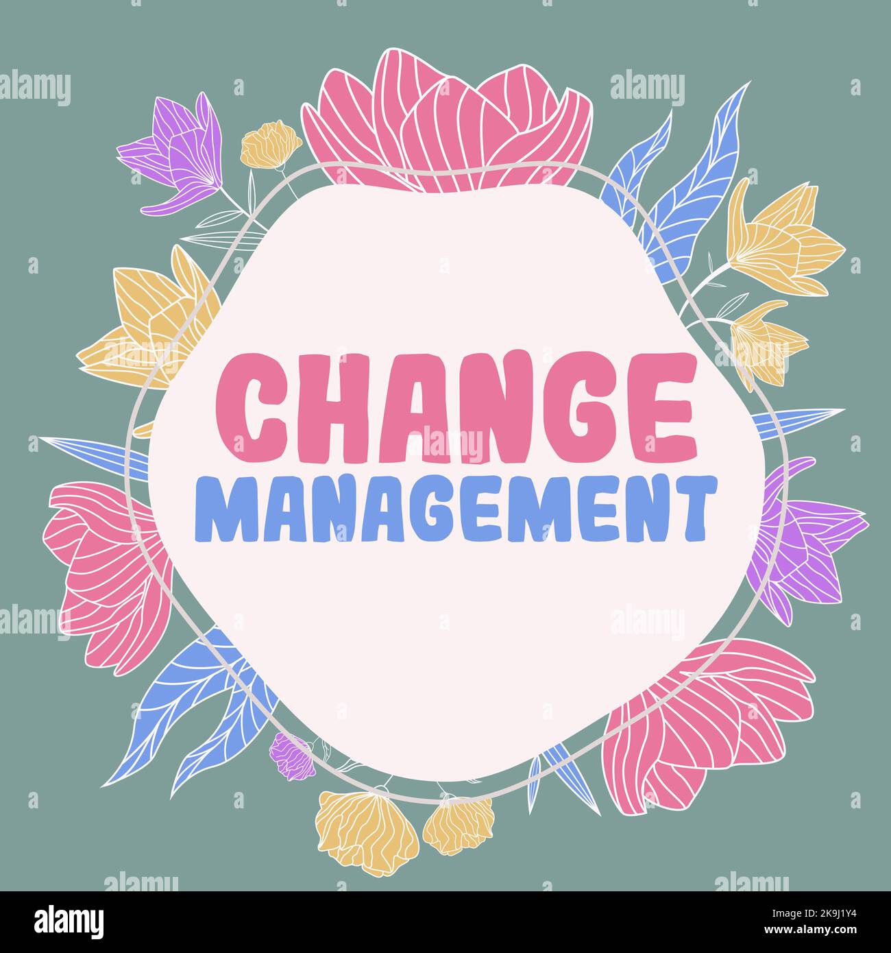 Hand writing sign Change Management. Concept meaning development within ...