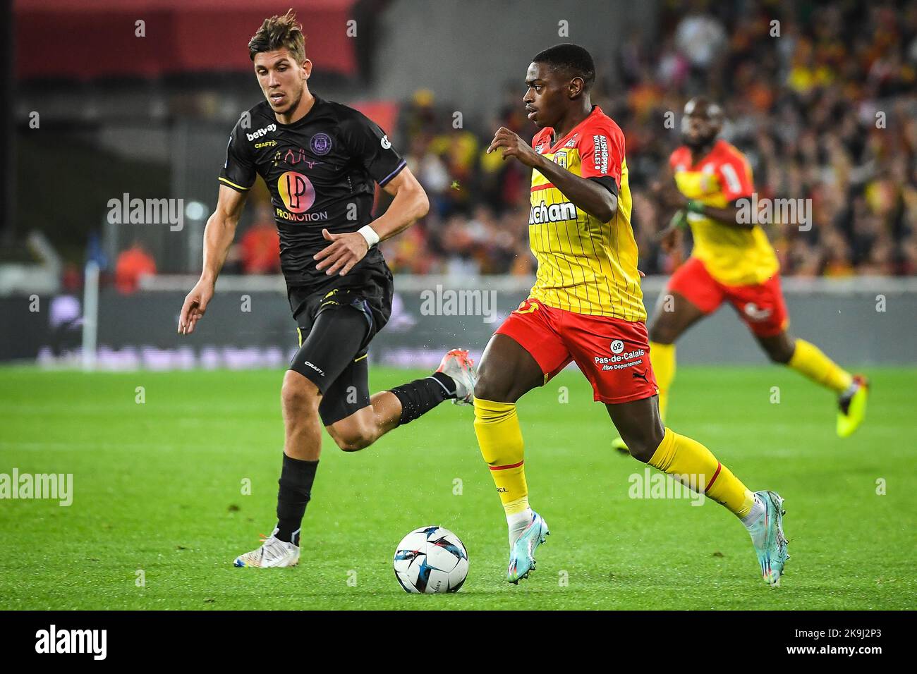 Lens, France. 28th Oct, 2022. Stijn SPIERINGS of Toulouse and David