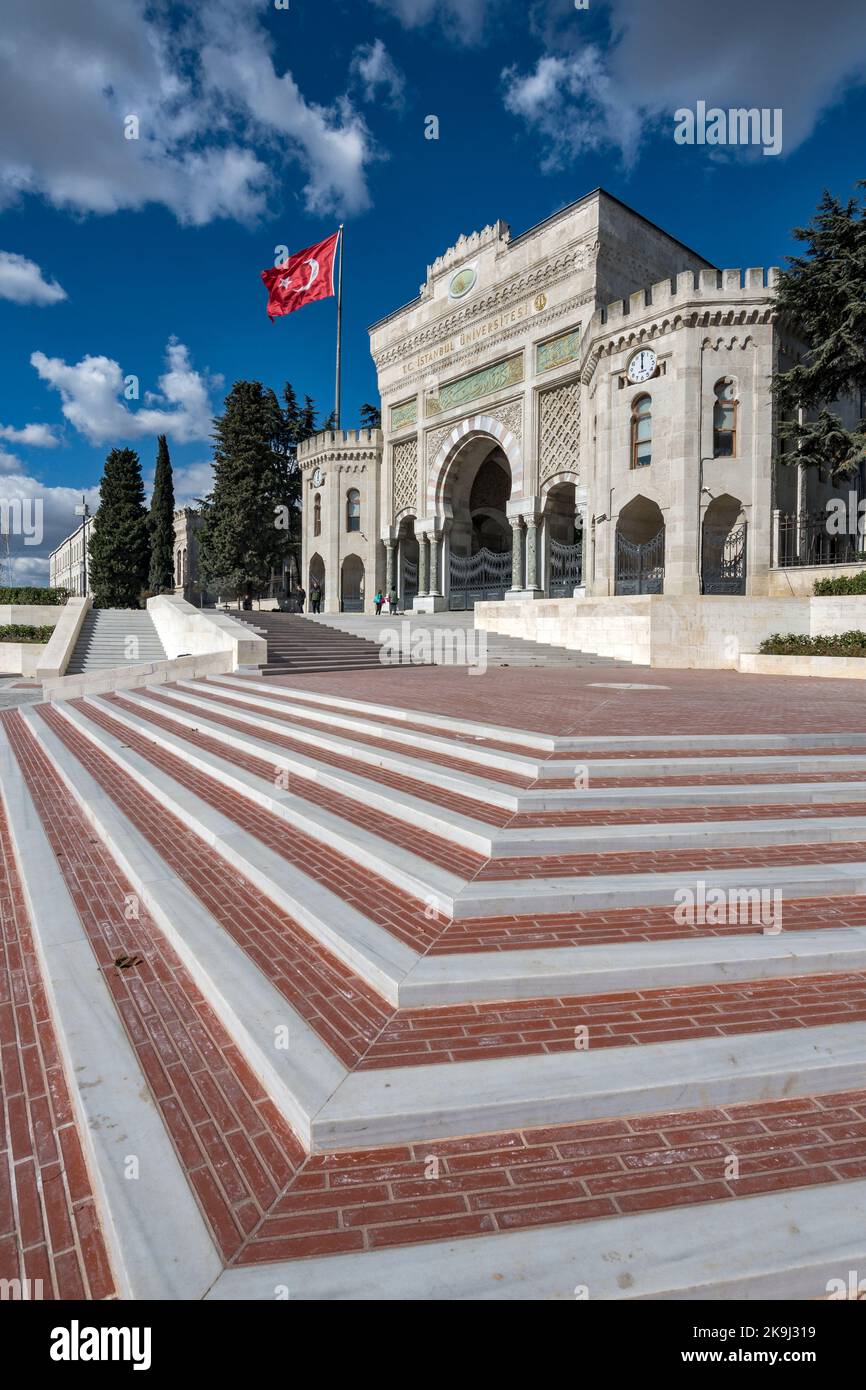 The Beyazit Square, Istanbul, Turkey Stock Photo