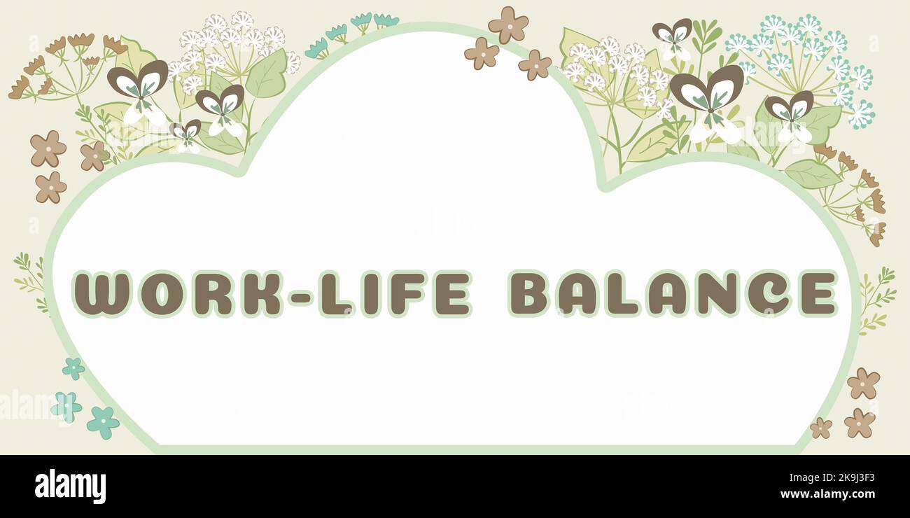 Hand Writing Sign Work Life Balance Word Written On Formal Recording Hand Writing Sign Work Life Balance Word Written On Formal Recording