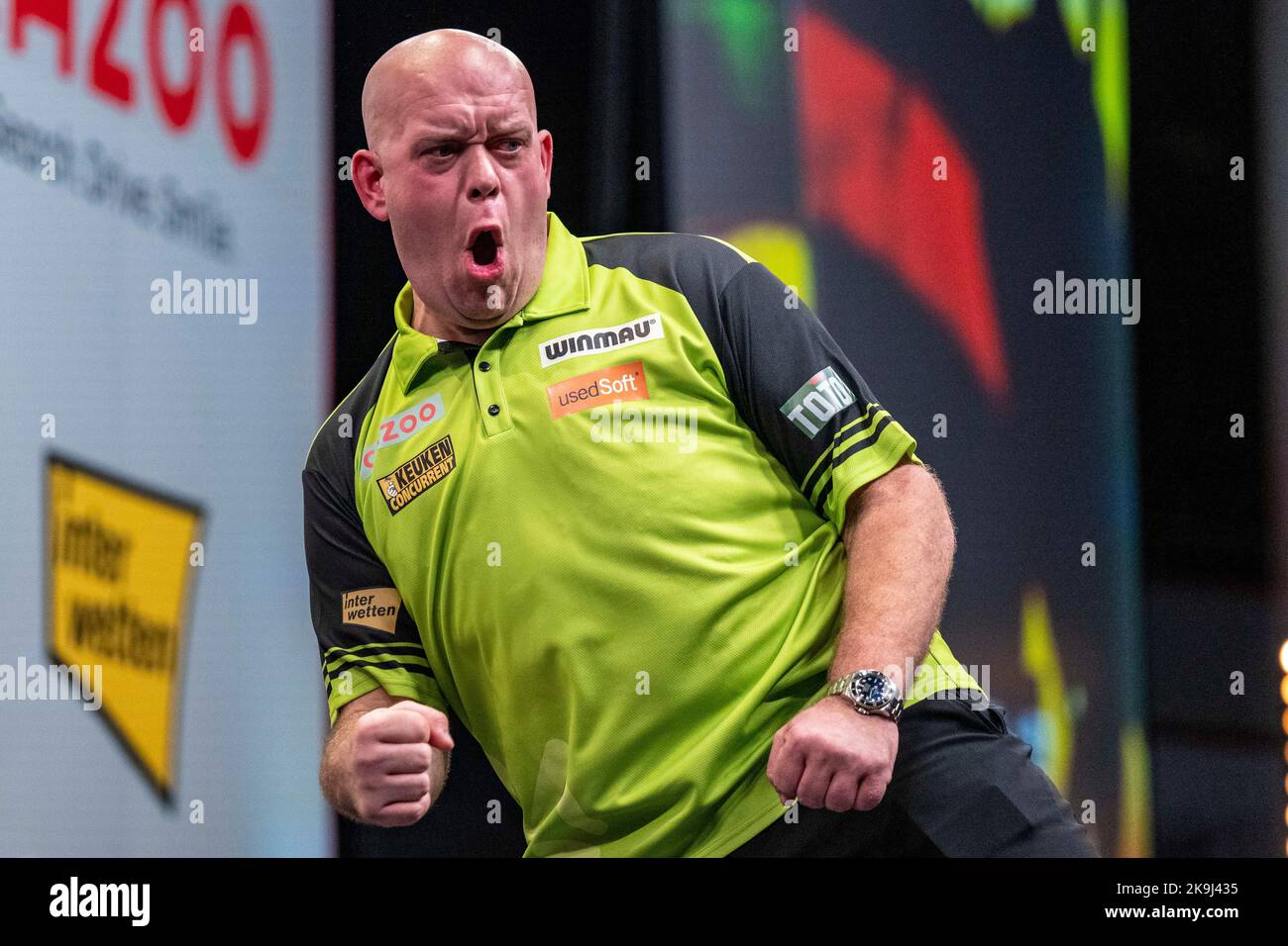 Dortmund, Germany. 28th Oct, 2022. Darts, European Darts Championship