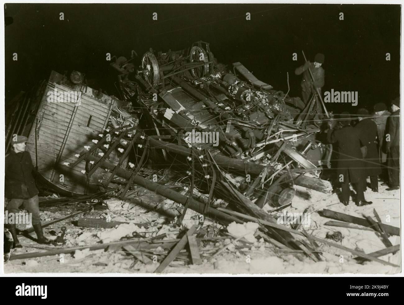 Derailed rail wagons hi-res stock photography and images - Alamy