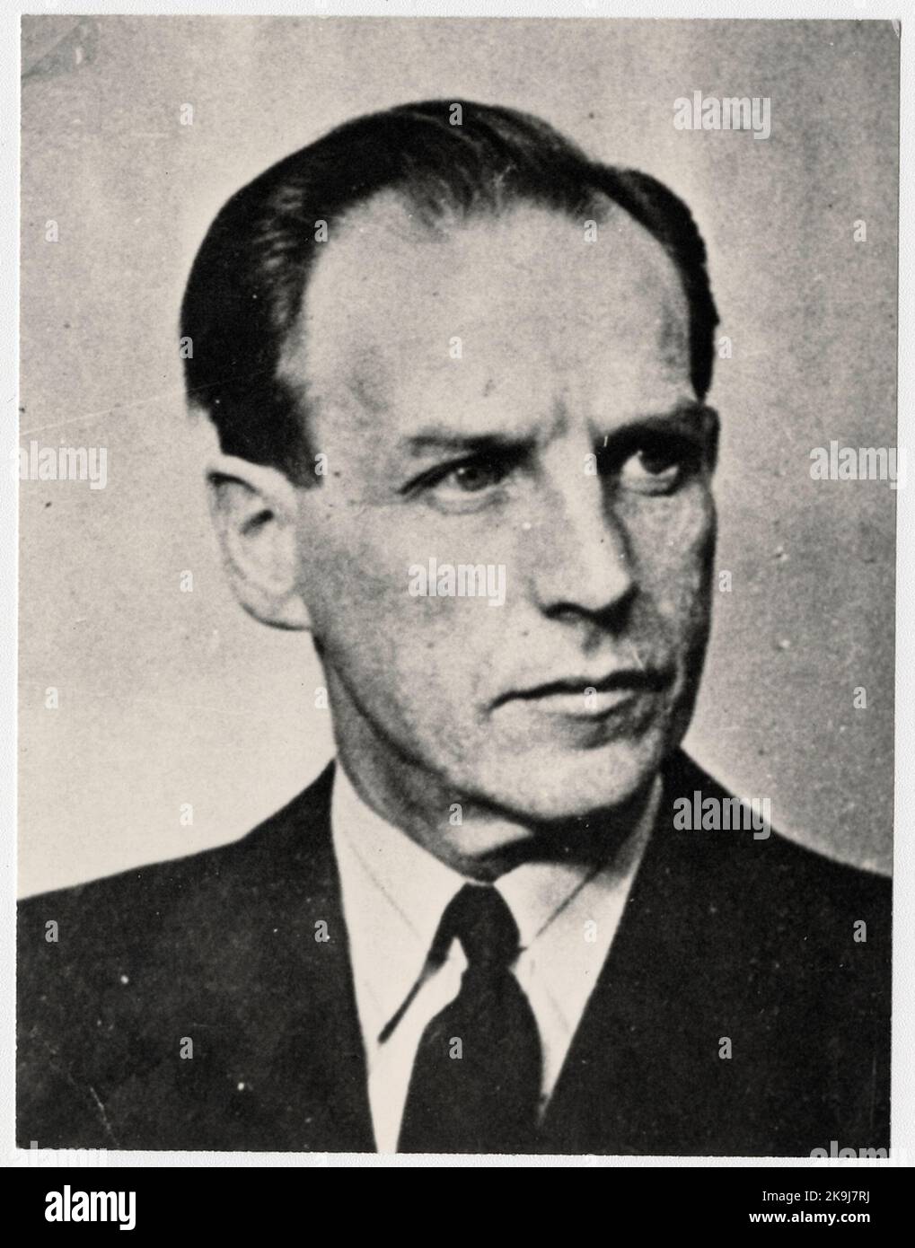 Parliamentary and editor -in -chief Frans Severin. Stock Photo