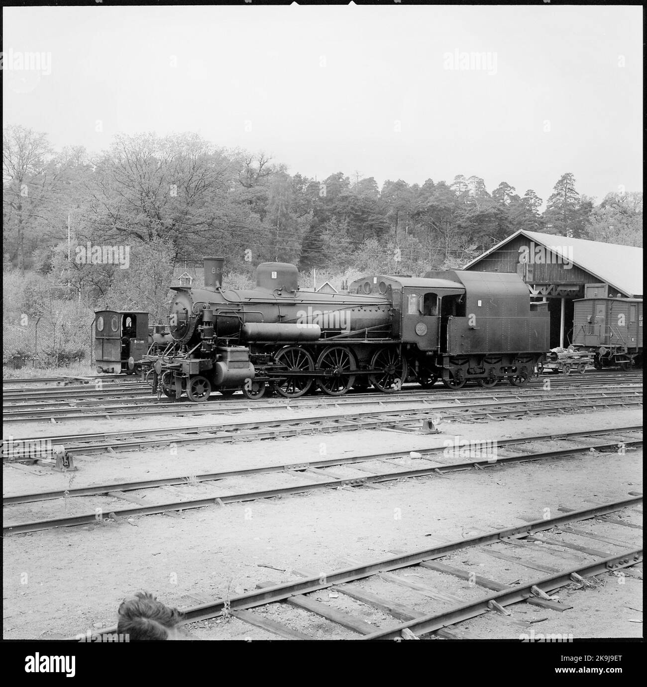 State Railways, SJ TB 864 at Tomteboda Railway Museum Stock Photo - Alamy