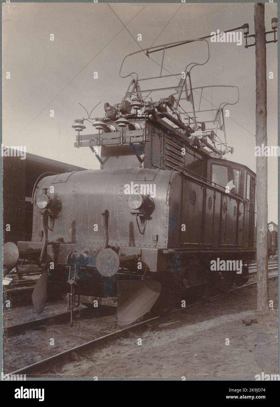 The experimental track Tomteboda - Järva.statens Railways SJ Trial Loks ...