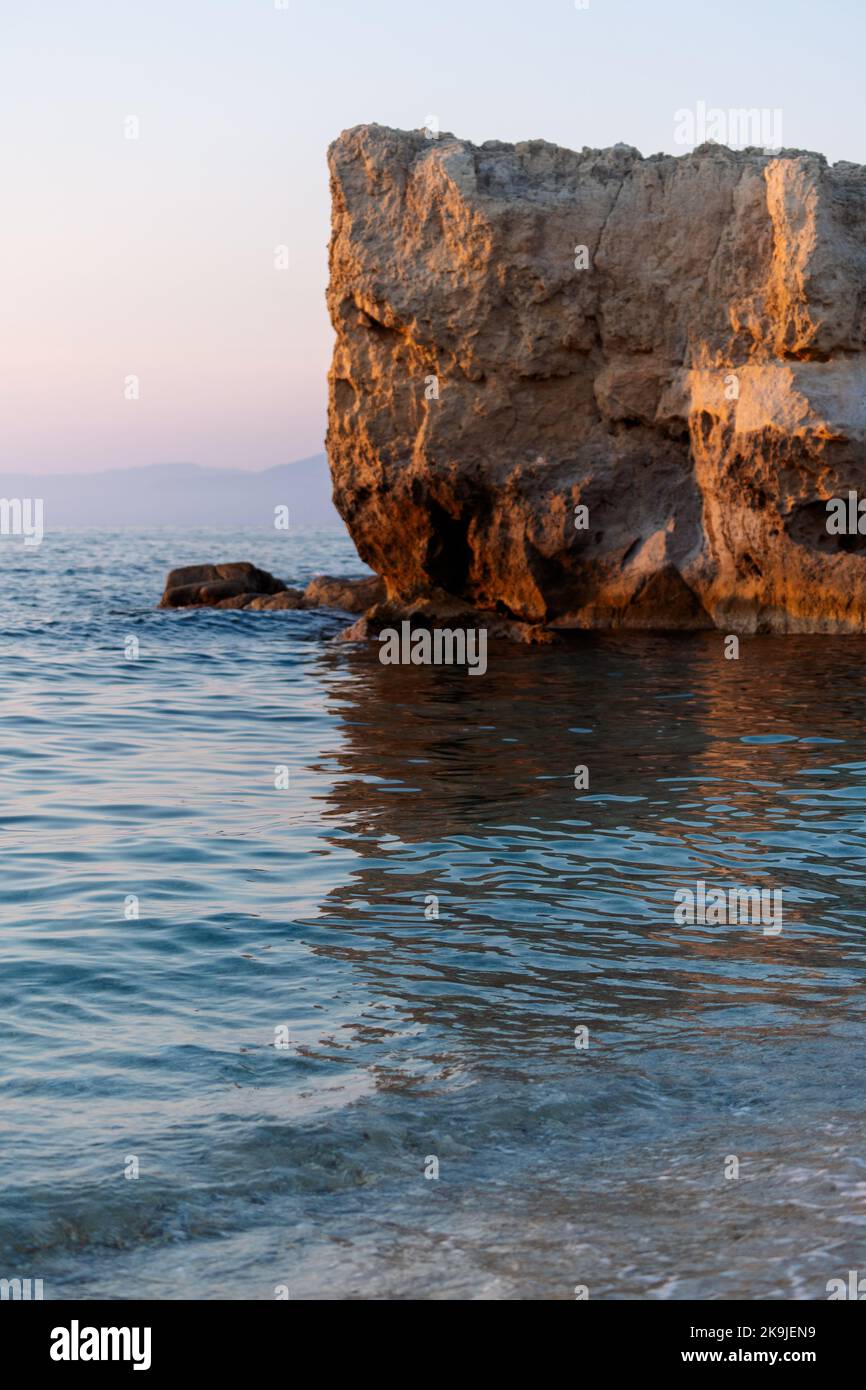 Panorama rocky sea beach hi-res stock photography and images - Alamy
