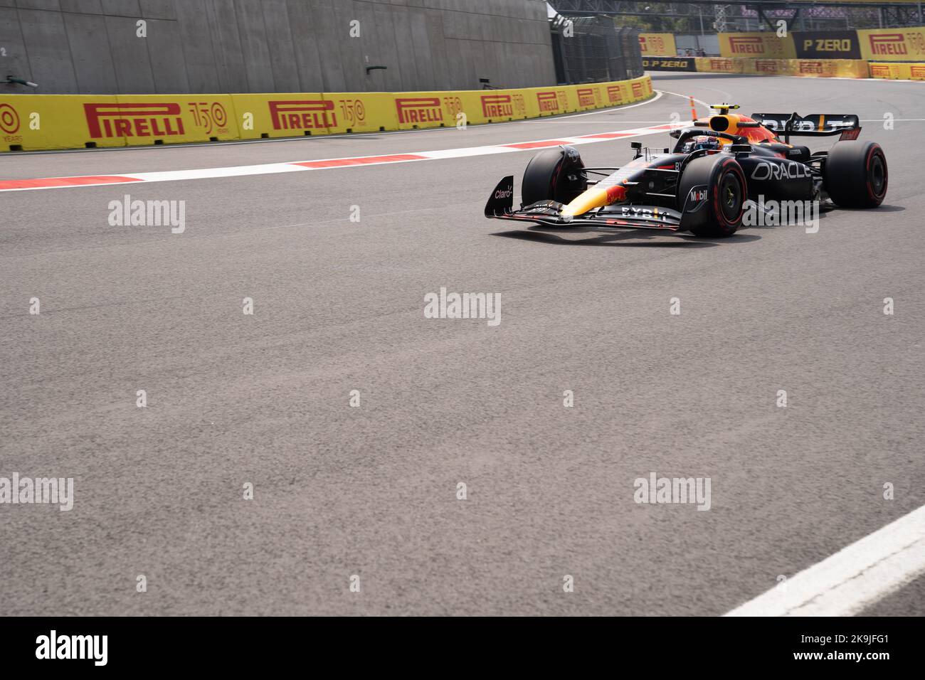 Mexico City, Mexico. 28th Oct, 2022. Red BullÕs Sergio Perez during practice session 1 of the Formula 1. Credit: Lexie Harrison-Cripps/Alamy Live News Stock Photo