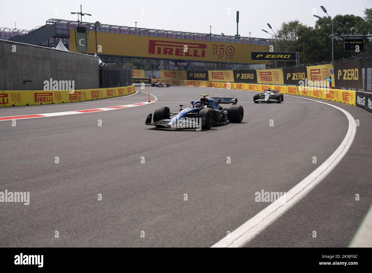 Mexico City, Mexico. 28th Oct, 2022. Williams MercedesÕ Nicholas Latifi during the practice session of Formula 1. Credit: Lexie Harrison-Cripps/Alamy Live News Stock Photo