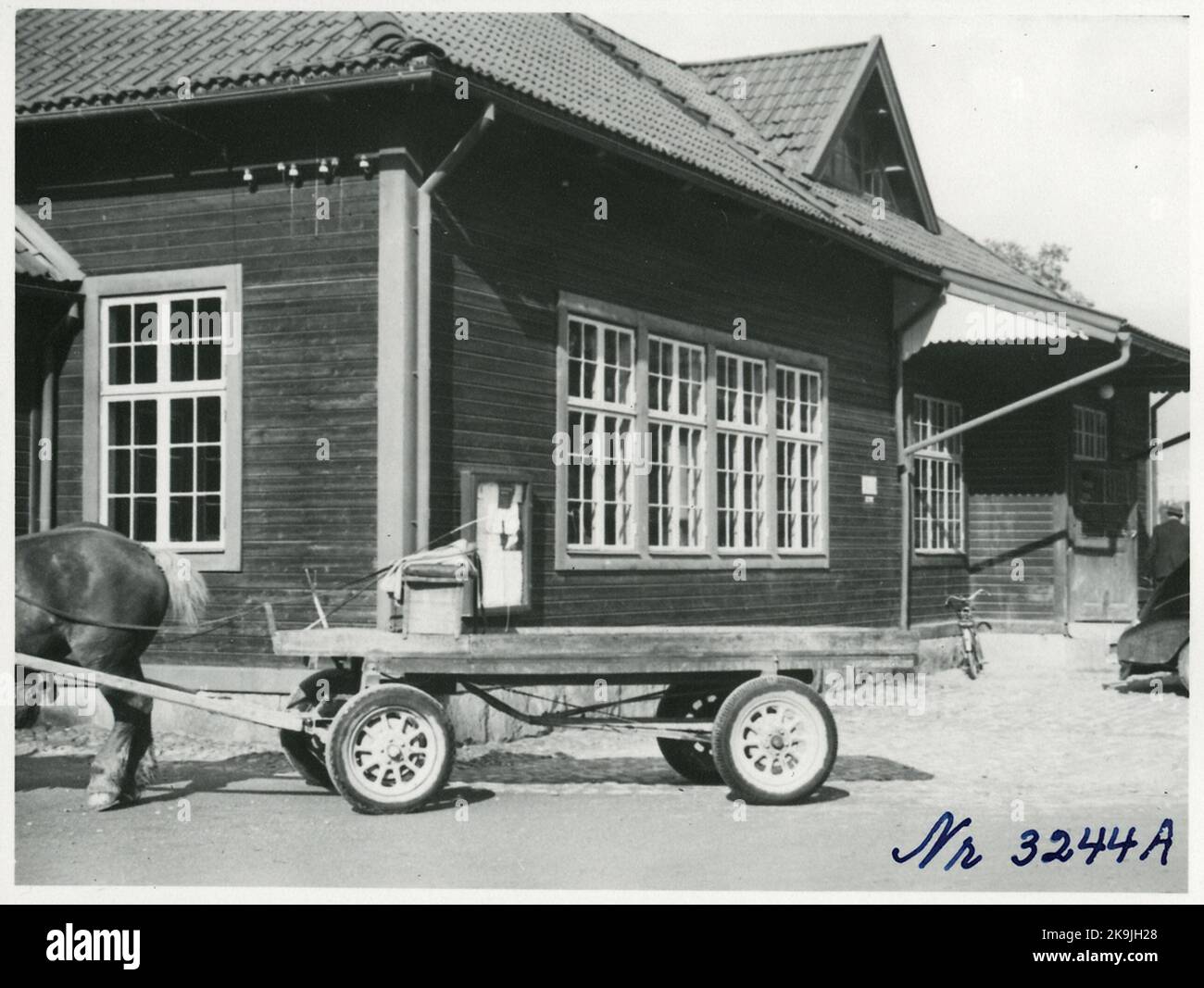 Upplands Väsby station. Stock Photo