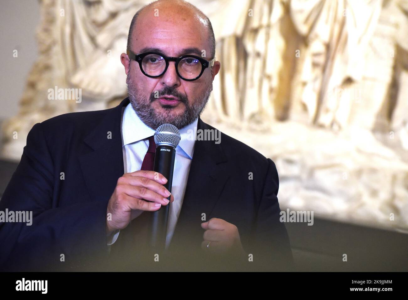 Naples, Campania, Italy. 28th Oct, 2022. Gennaro Sangiuliano New ...