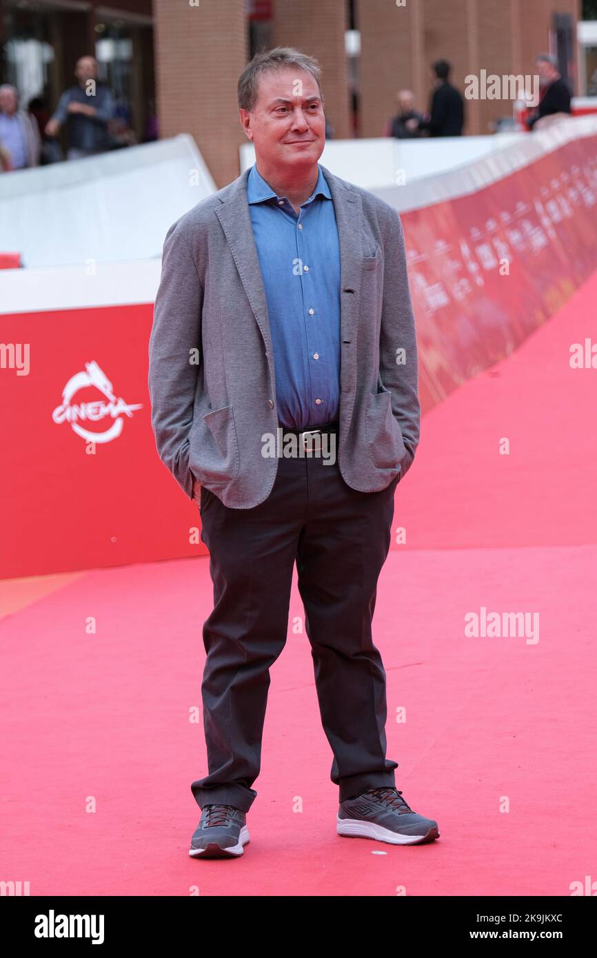 October 23, 2022, Rome, Rome, Italy: Corrado Guzzanti for ''Boris 4'' TV series on red carpet during he Rome Film Festival. (Credit Image: © Elena Vizzoca/Pacific Press via ZUMA Press Wire) Stock Photo