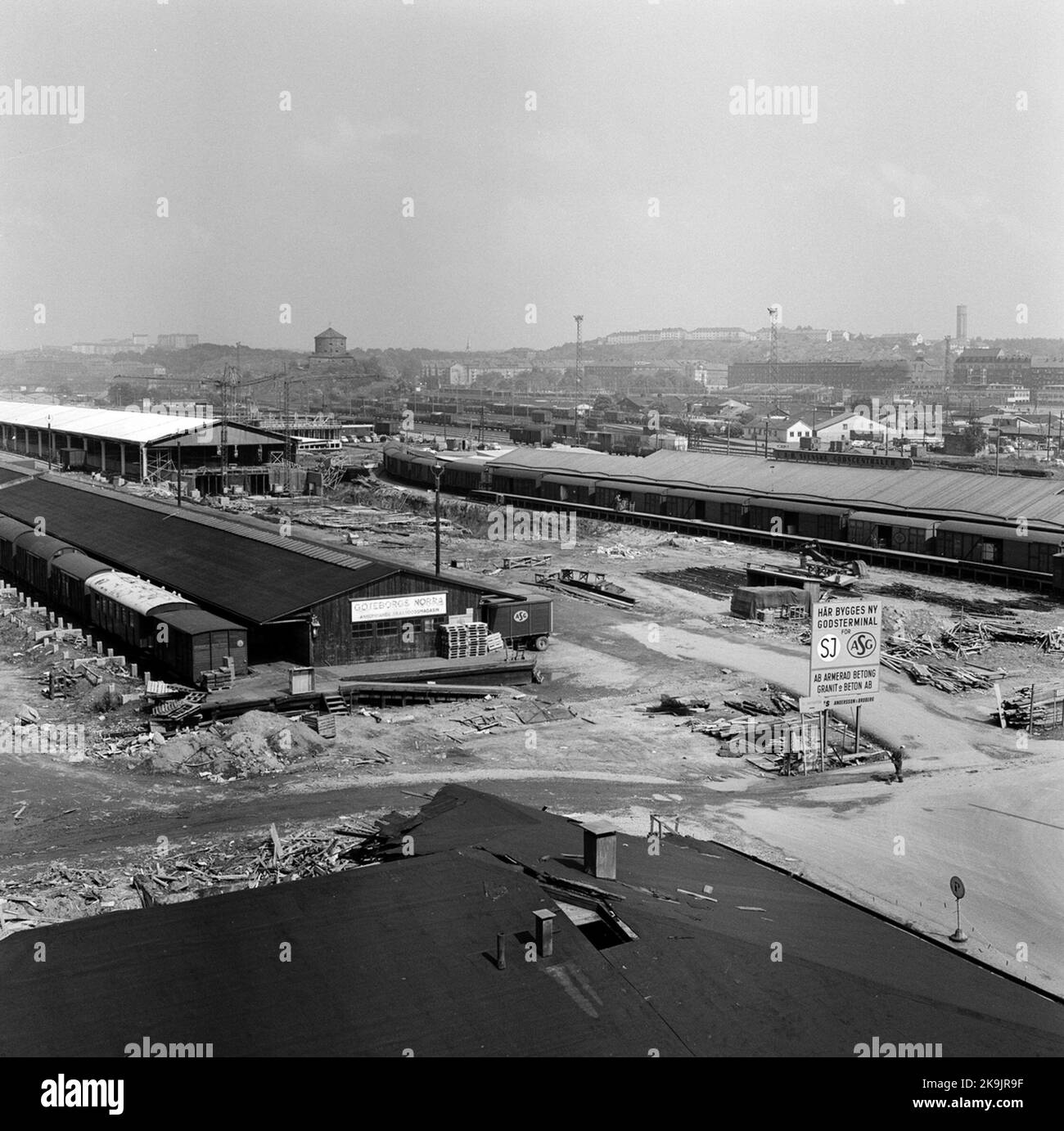 Freight terminal SJ-ASG Stock Photo - Alamy