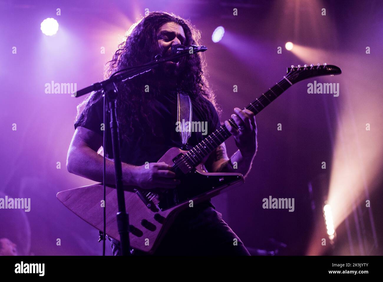 Bologna, Italy. 28th Oct, 2022. Coheed and Cambria opened the Thrice concert in Bologna (Photo by Carlo Vergani/Pacific Press) Credit: Pacific Press Media Production Corp./Alamy Live News Stock Photo