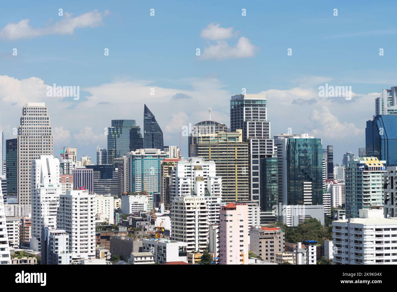Bangkok city skyline in the morning, Thailand Stock Photo - Alamy