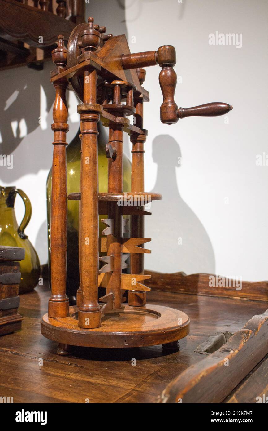 MUSEON ARLATEN in ARLES Butter churn with paddles Stock Photo Alamy