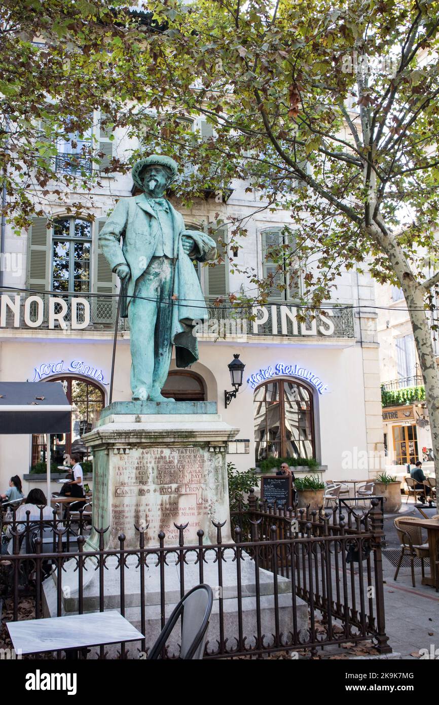Arles : Hotel NORD PINUS since 4 centuries Stock Photo