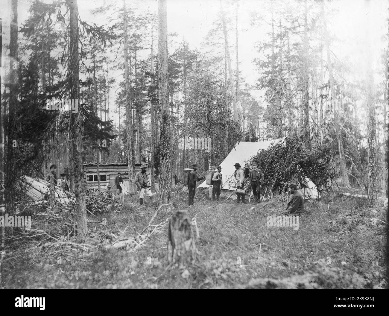 Military barracks facilities Black and White Stock Photos & Images - Alamy