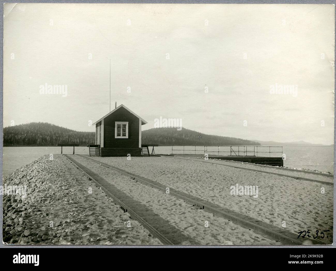 Freight shed at the quarry Stock Photo Alamy