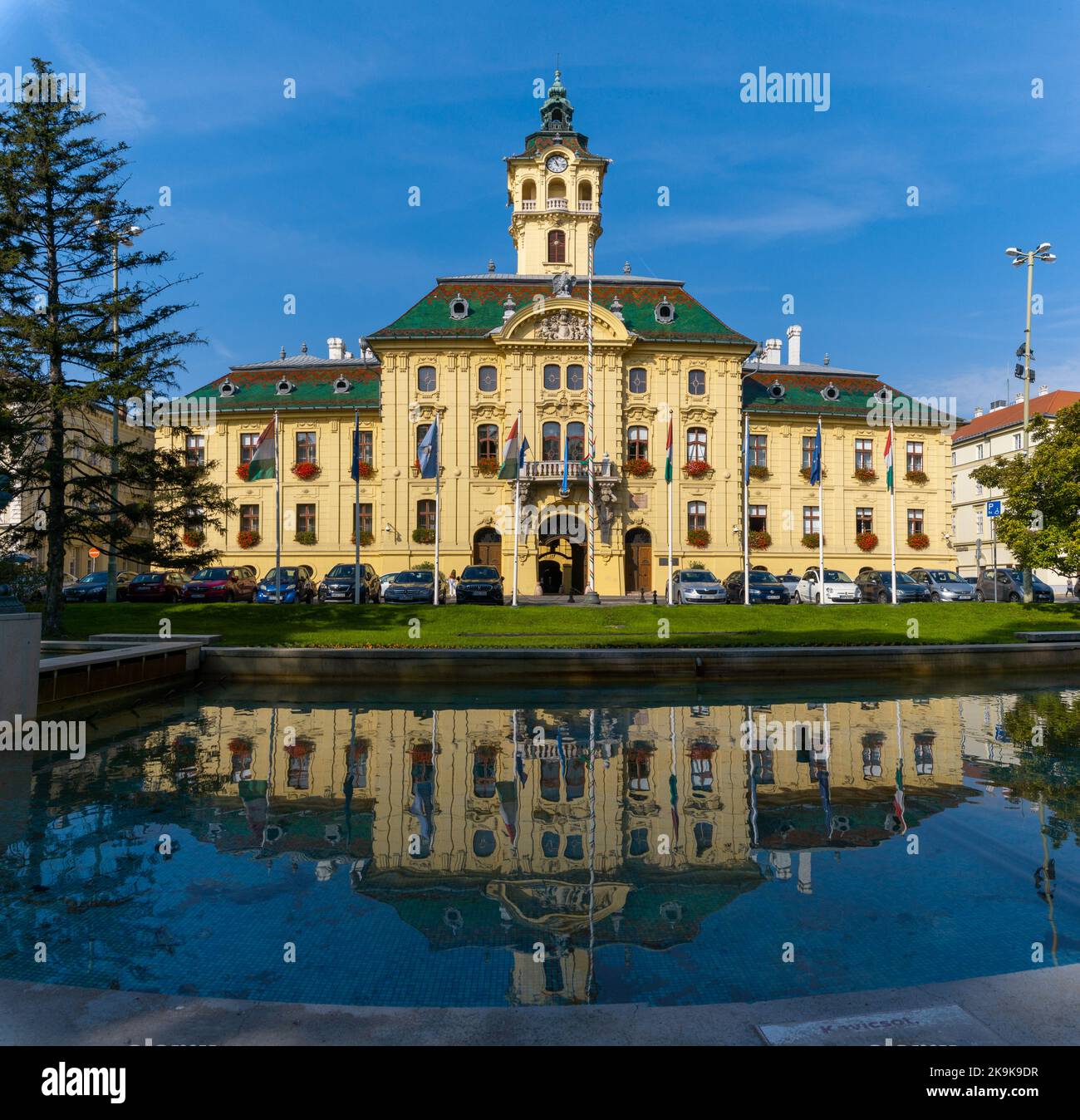 Szeged, Hungary - 14 October, 2022: View Of The Szeged City Hall ...