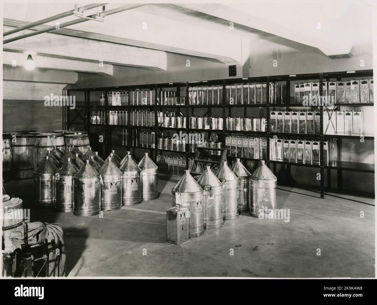 Material store at SJ Central Örebro Stock Photo Alamy