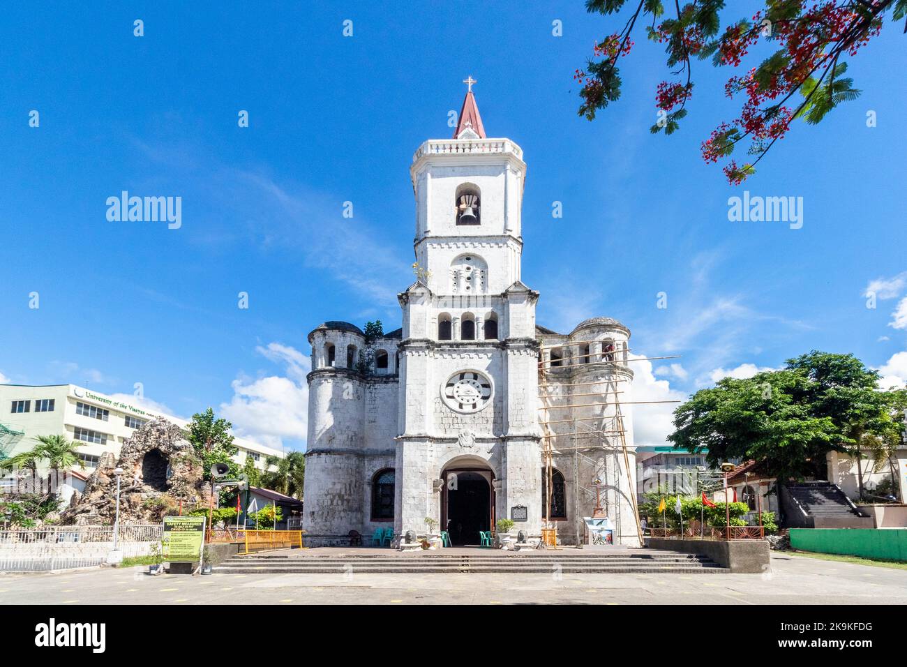 Church facade of Pardo Church in Cebu, Philippines Stock Photo