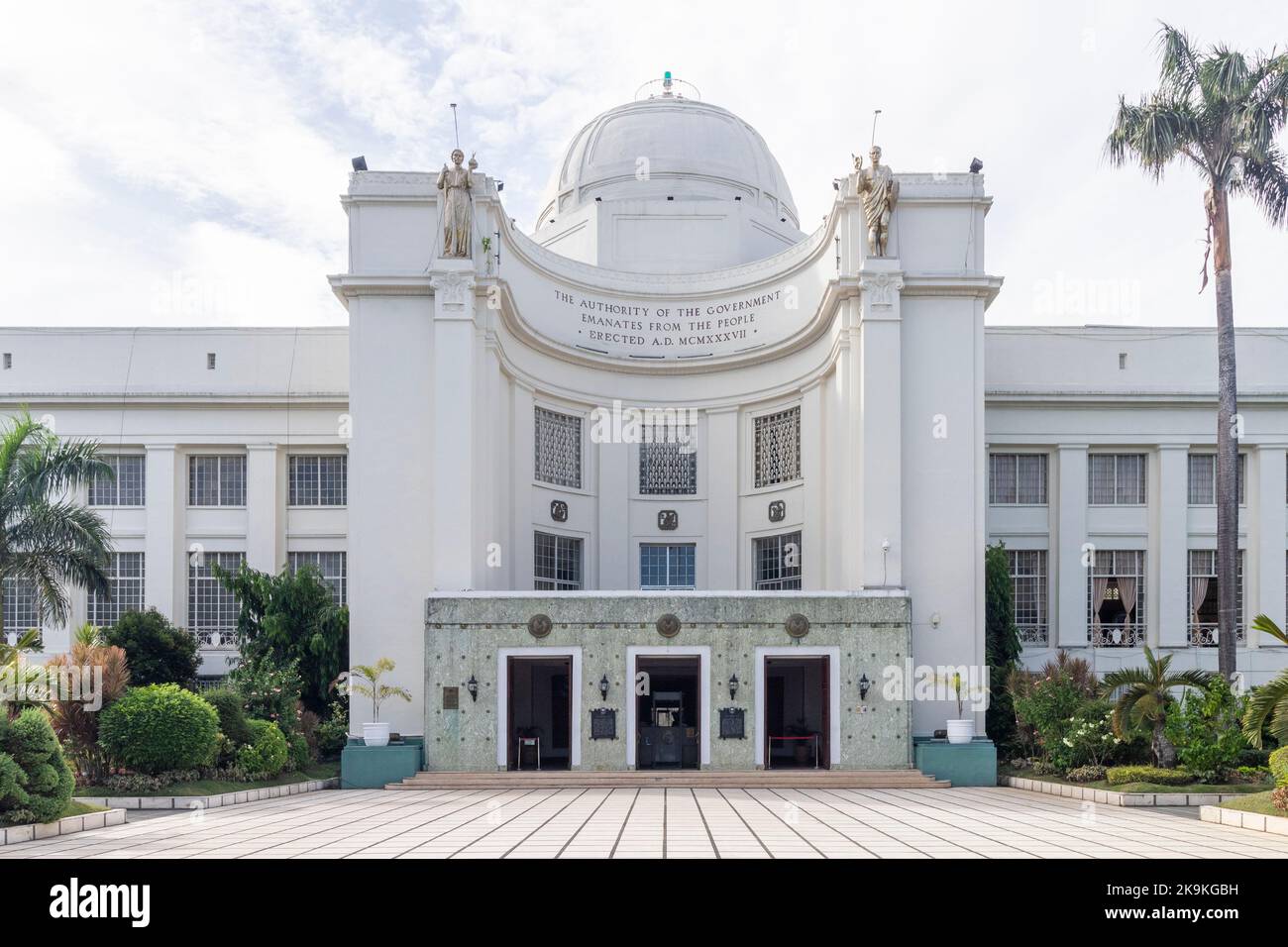 Facade of the Cebu Provincial Capitol built in 1937 in Cebu City