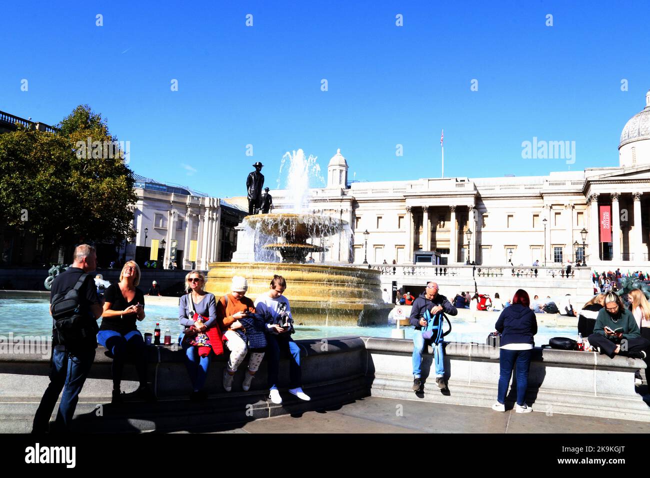 Trafalgar Square, London England UK Stock Photo - Alamy
