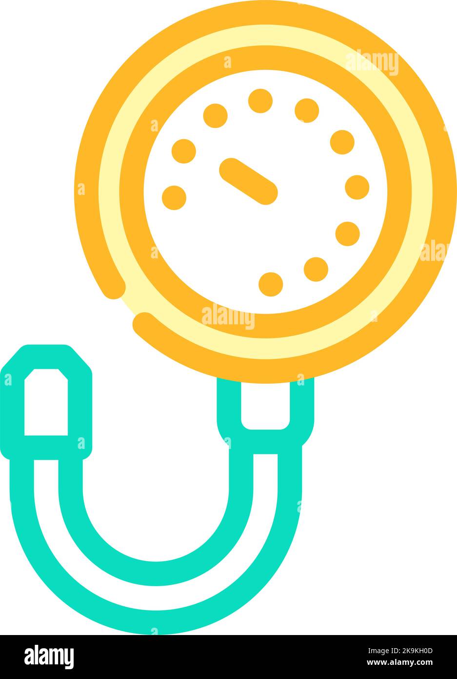 air pressure motorcycle color icon vector illustration Stock Vector ...