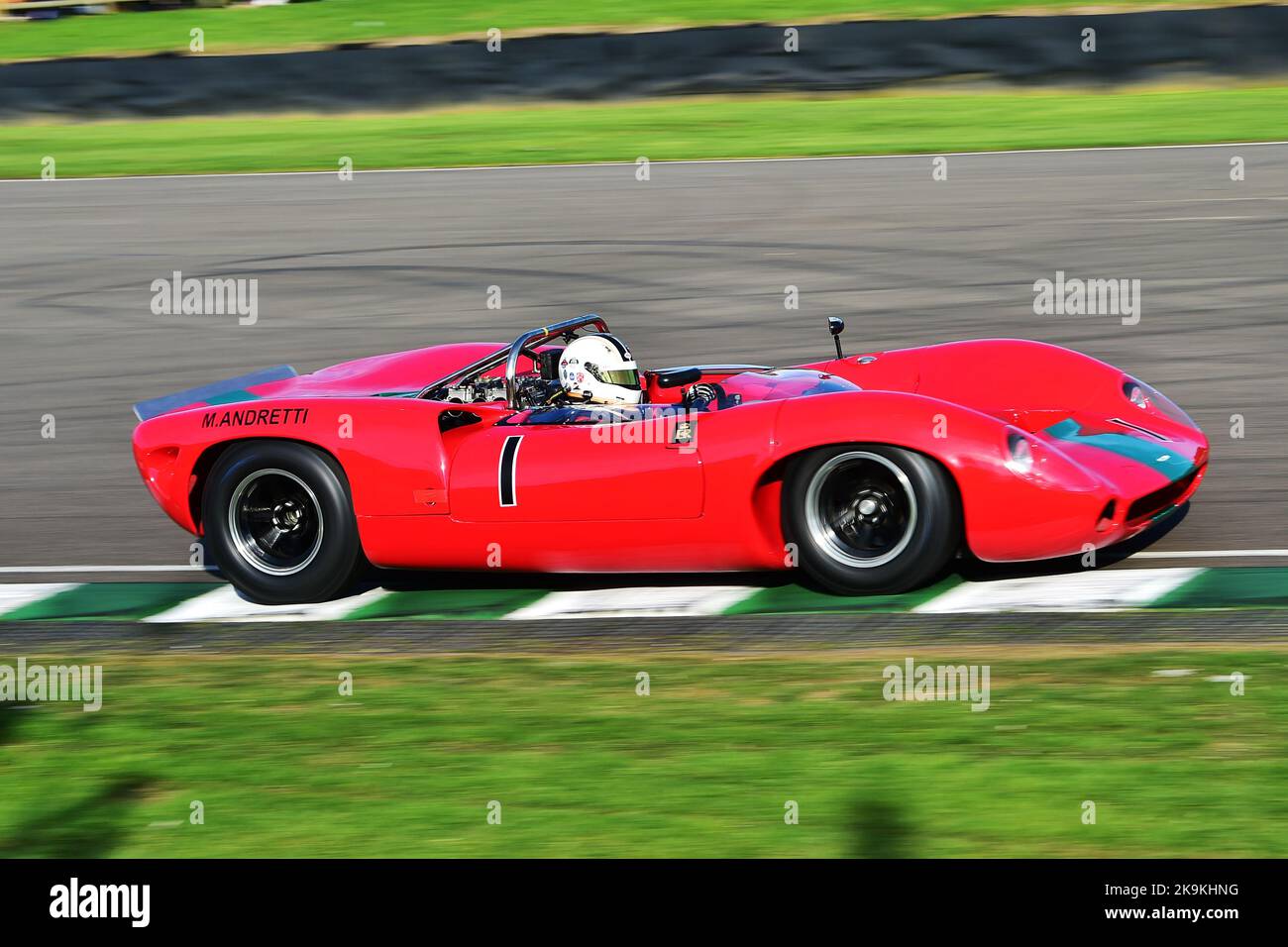 Anthony Sinclair, Lola-Chevrolet T70 Spyder, Whitsun Trophy, Whitsun Trophy, twenty five minutes of racing for unlimited sports cars that competed in Stock Photo