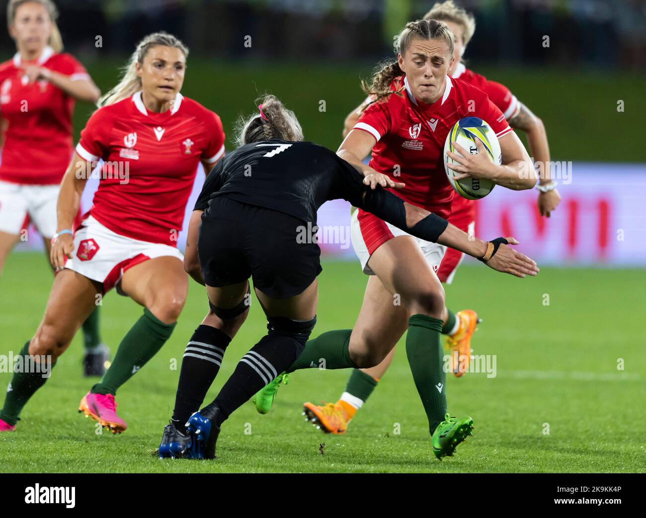 Wales' Hannah Jones during the Women's Rugby World Cup Quarter-final match at Northland Events Centre in Whangarei, New Zealand. Picture date: Saturday October 29, 2022. Stock Photo