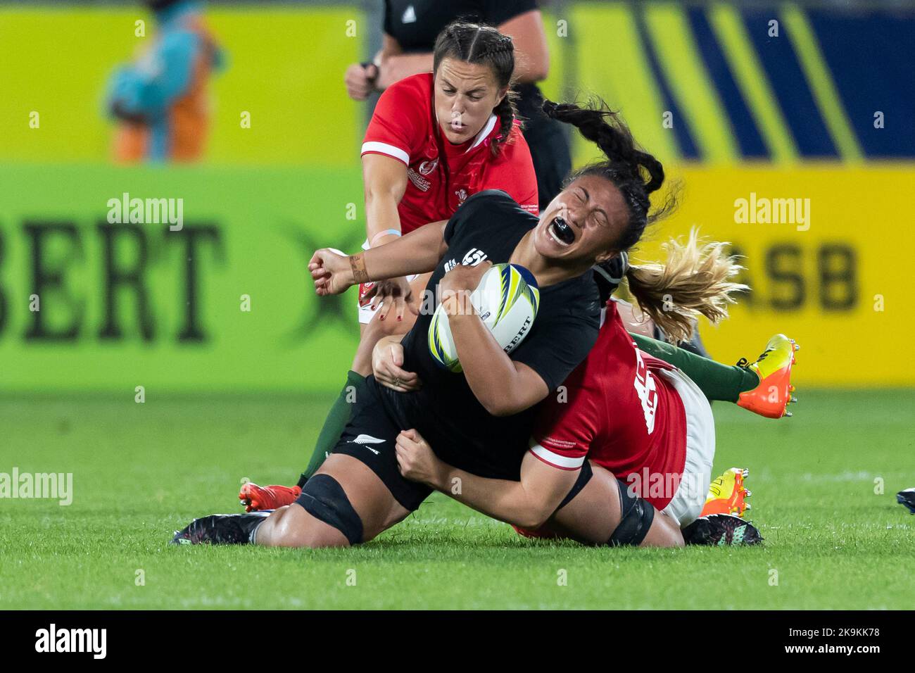 New Zealand's Liana Mikaele-Tu'uv during the Women's Rugby World Cup ...
