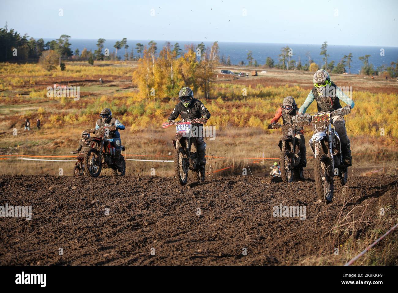 Gotland, Sweden. 29th Oct, 2022. Drivers in action during the 39th